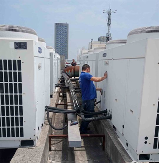 青冈中央空调制热和不制冷系统维修方法